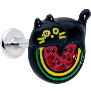16 Gauge 5/16 Watermelon Cat Love Labret Monroe Tragus