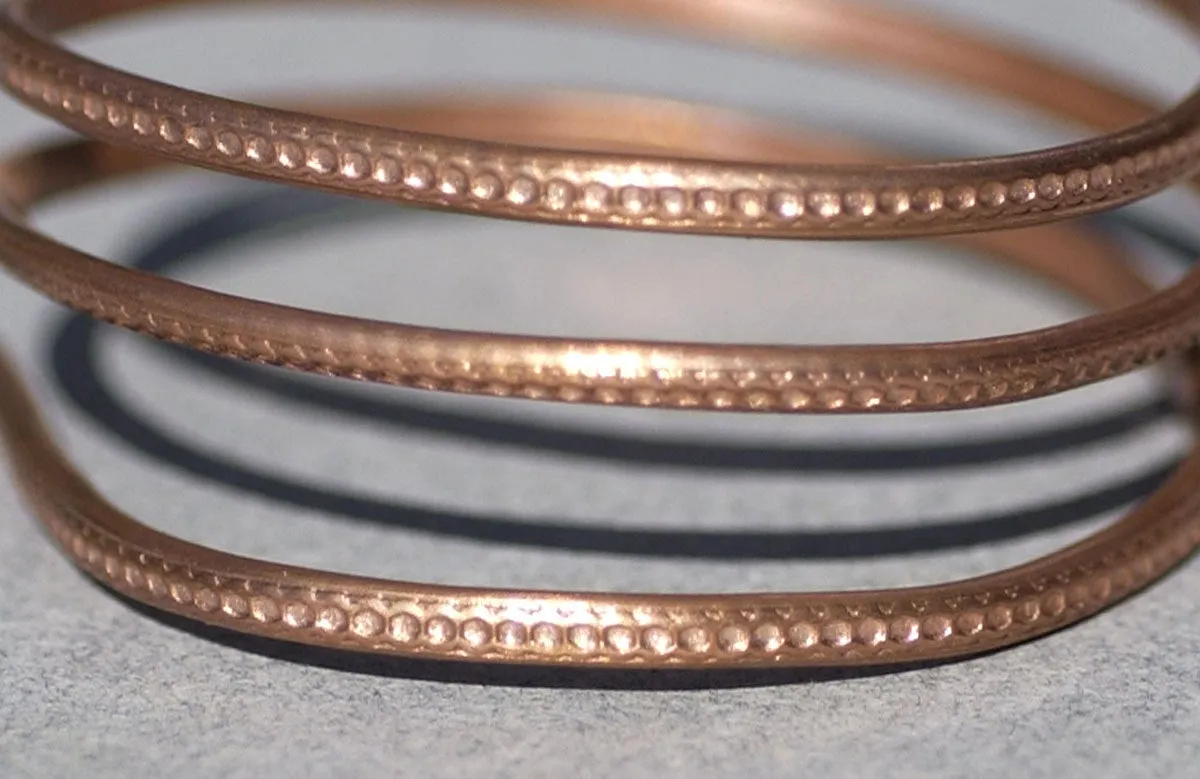 Ring Stock Shank 3mm Honeycomb Metal Wire - Rings Bracelets Pendants Metalwork Variety of Metals